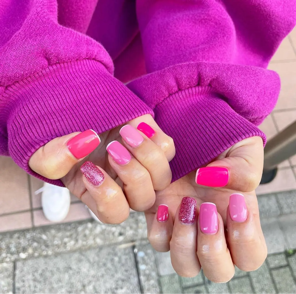 ネイル 持ち込み 鈴木 華乃のネイルデザイン