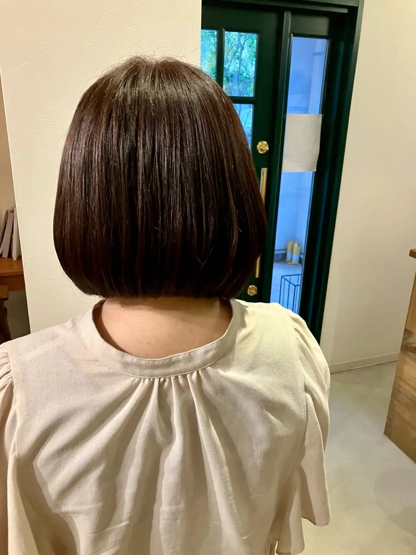 ミディアム ボブ 清水 美香のヘアスタイル