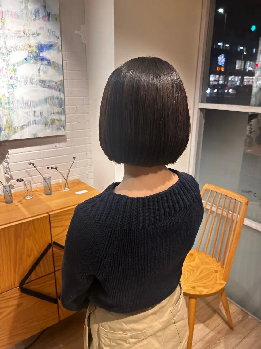 ショートボブの写真
