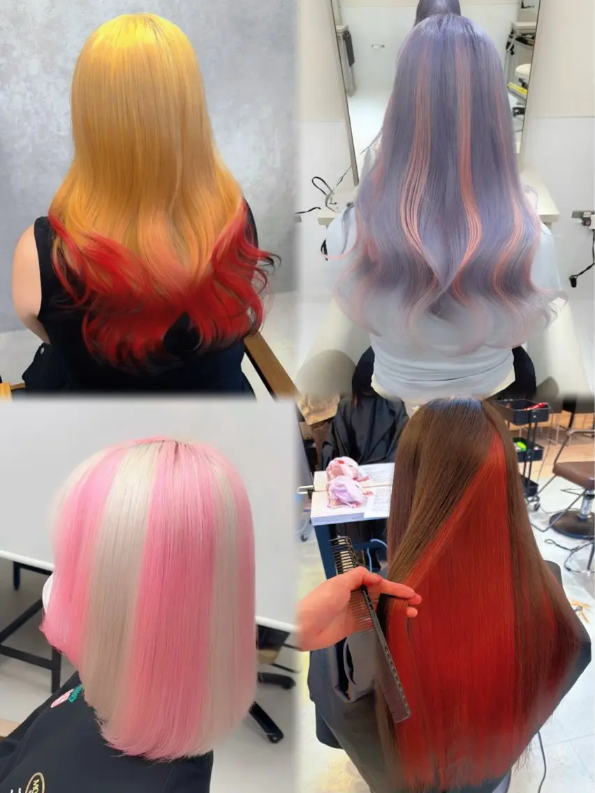 カラー ヘアカラー トリートメント 🫧ハイトーン ブリーチ✨RYUKIのヘアスタイル