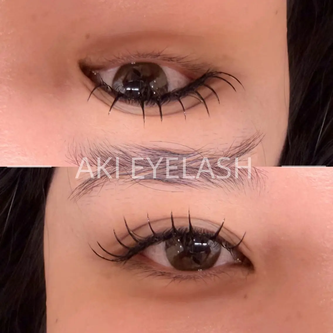 マツエク・マツパ 束感まつ毛 フラットラッシュ COCO EYELASHアキのマツエク・マツパデザイン