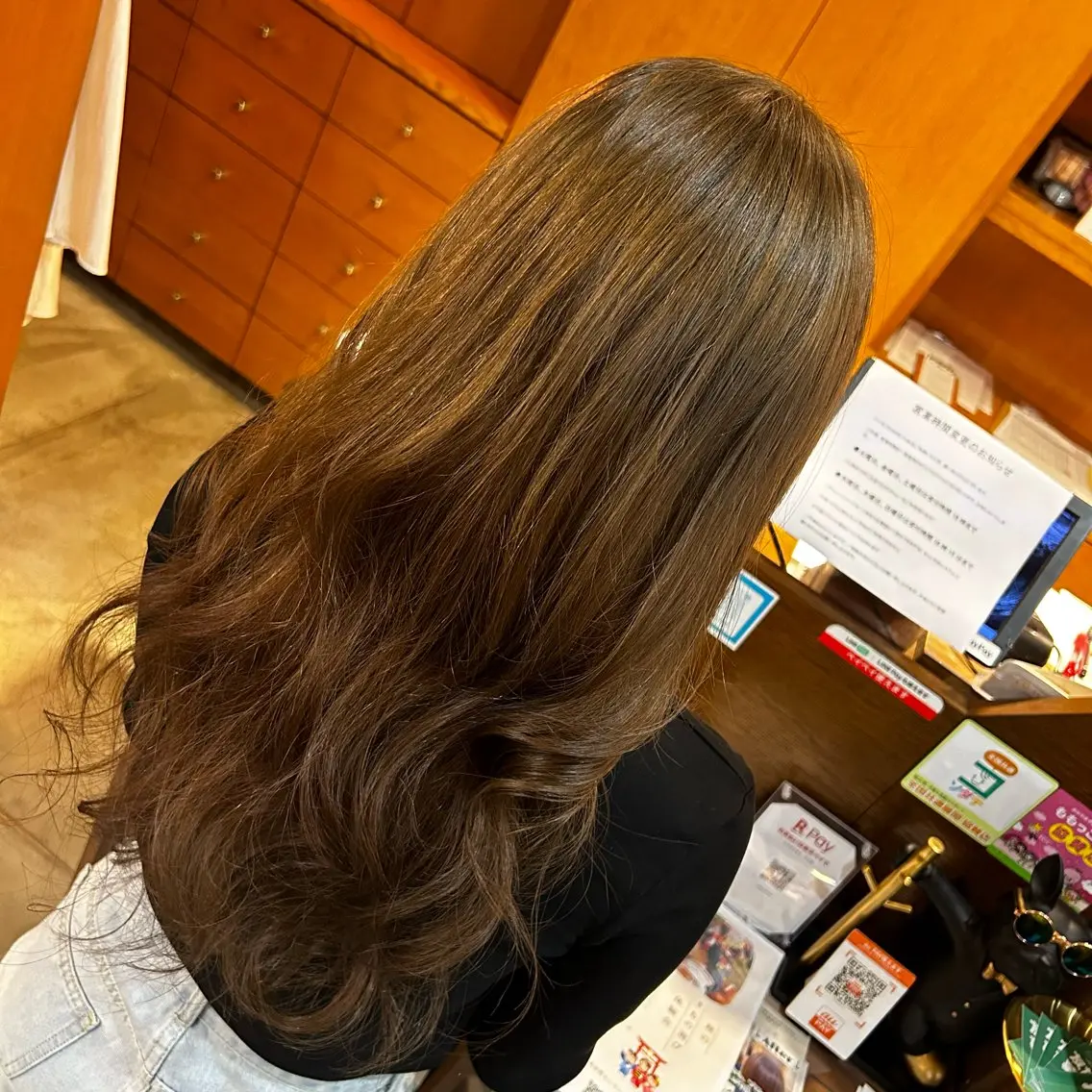 ロング カラー カット ヘアカラー 人気🌻《髪質改善》 平井 綾乃のヘアスタイル