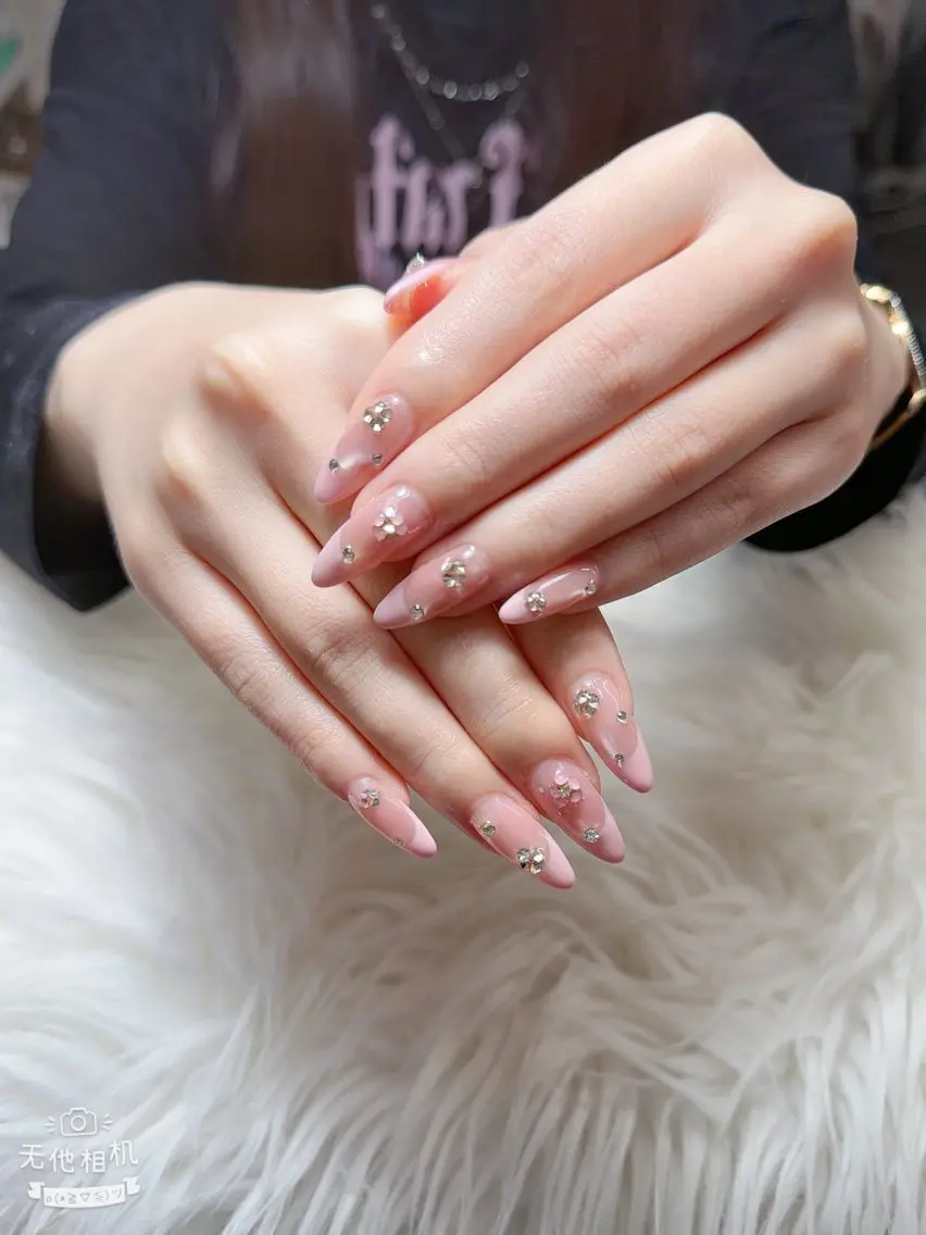 ネイル 長さ出し フレンチネイル グラデーション 韓国ネイル マグネットネイル ハンドネイル VB HEAVEN nailのネイルデザイン
