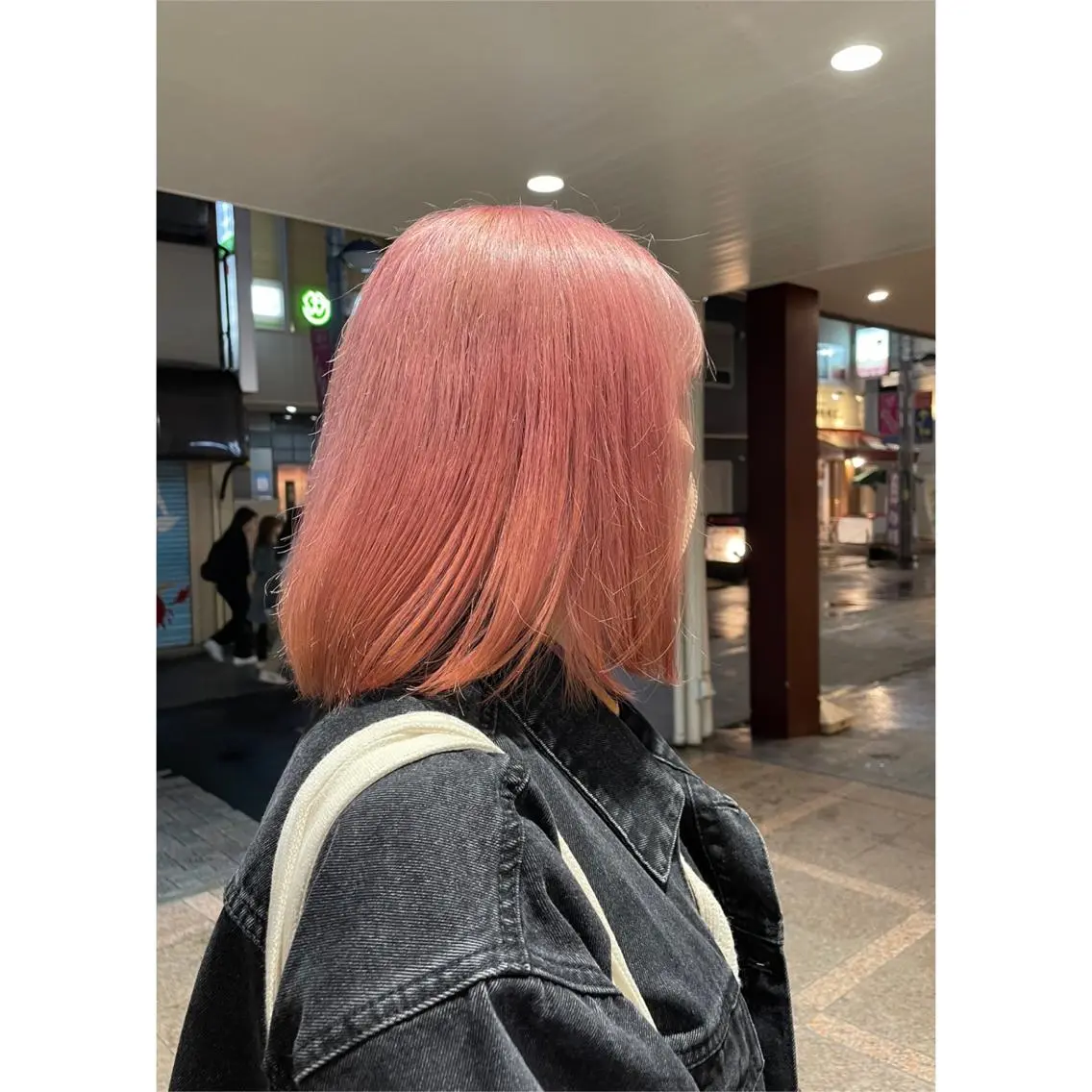 ミディアム カラー ハイトーンカラー ピンクカラー ヘアカラー ピンクカラー🎀/ ミルクティー🍼花音のヘアスタイル