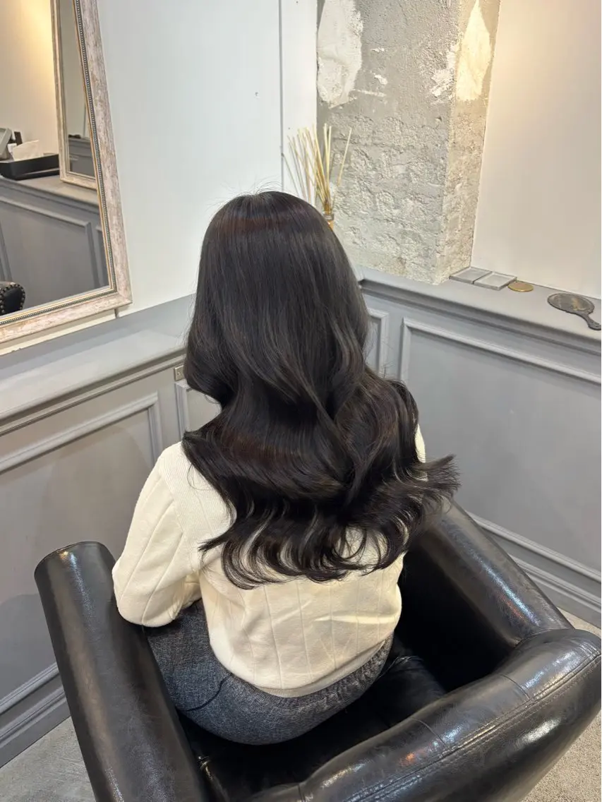 ロング カラー 関口 玲那のヘアスタイル