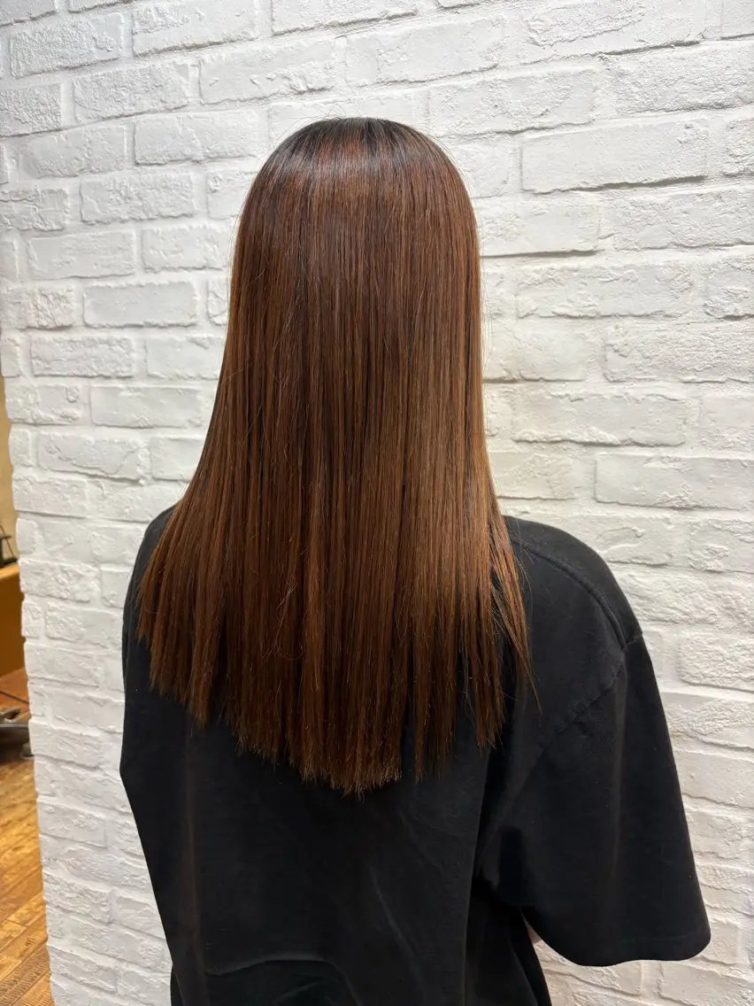 ロング 縮毛矯正 トリートメント 🌼Kana縮毛矯正 /似合わせカット🌼のヘアスタイル