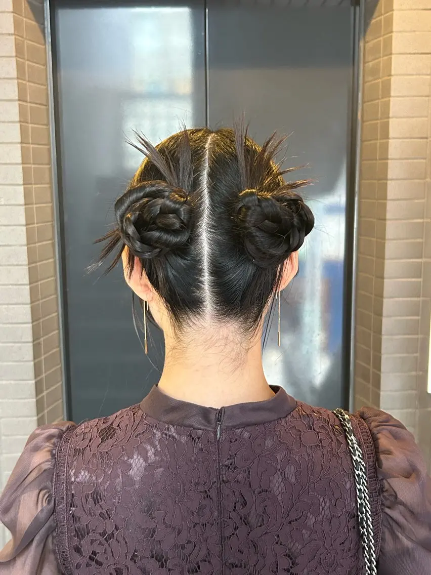 ロング ヘアセット 横浜カラー/ブリーチ SAKI💫のヘアスタイル