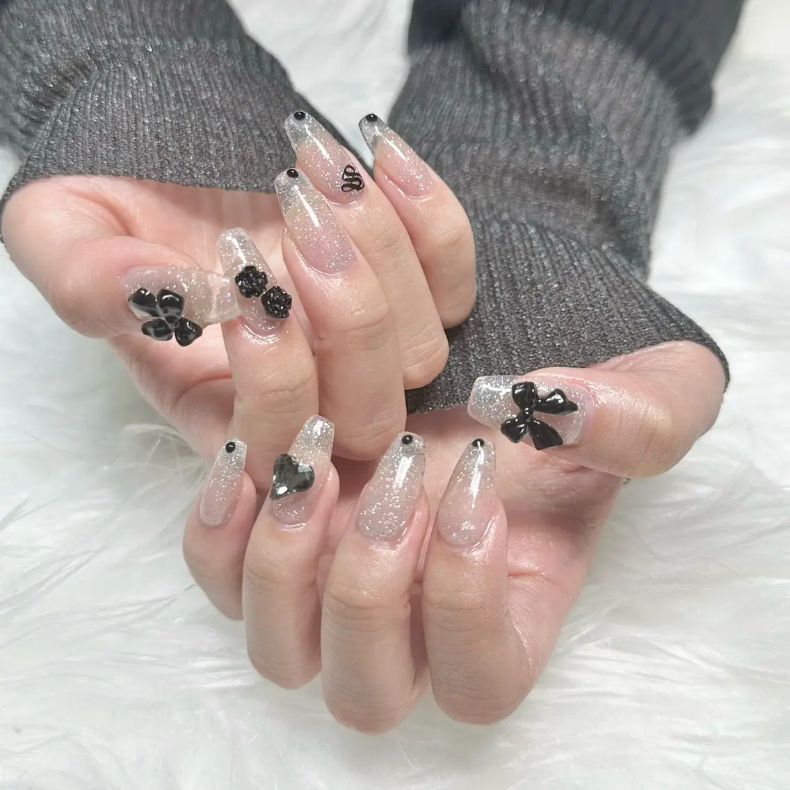 ネイル クリアネイル LAUR Natsukiのネイルデザイン