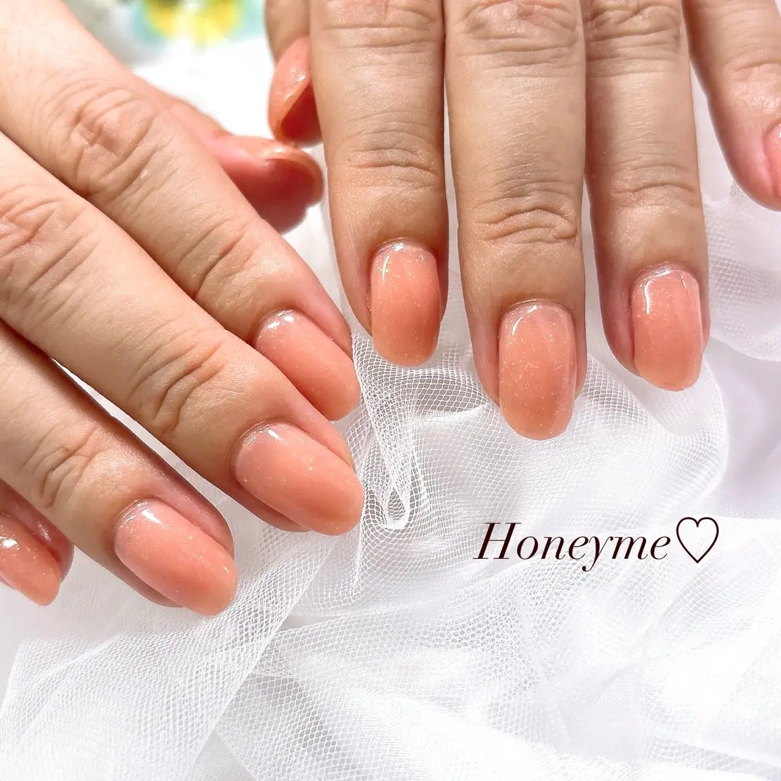 ネイル ハンドネイル Honey me ❁⃘*.゚のネイルデザイン