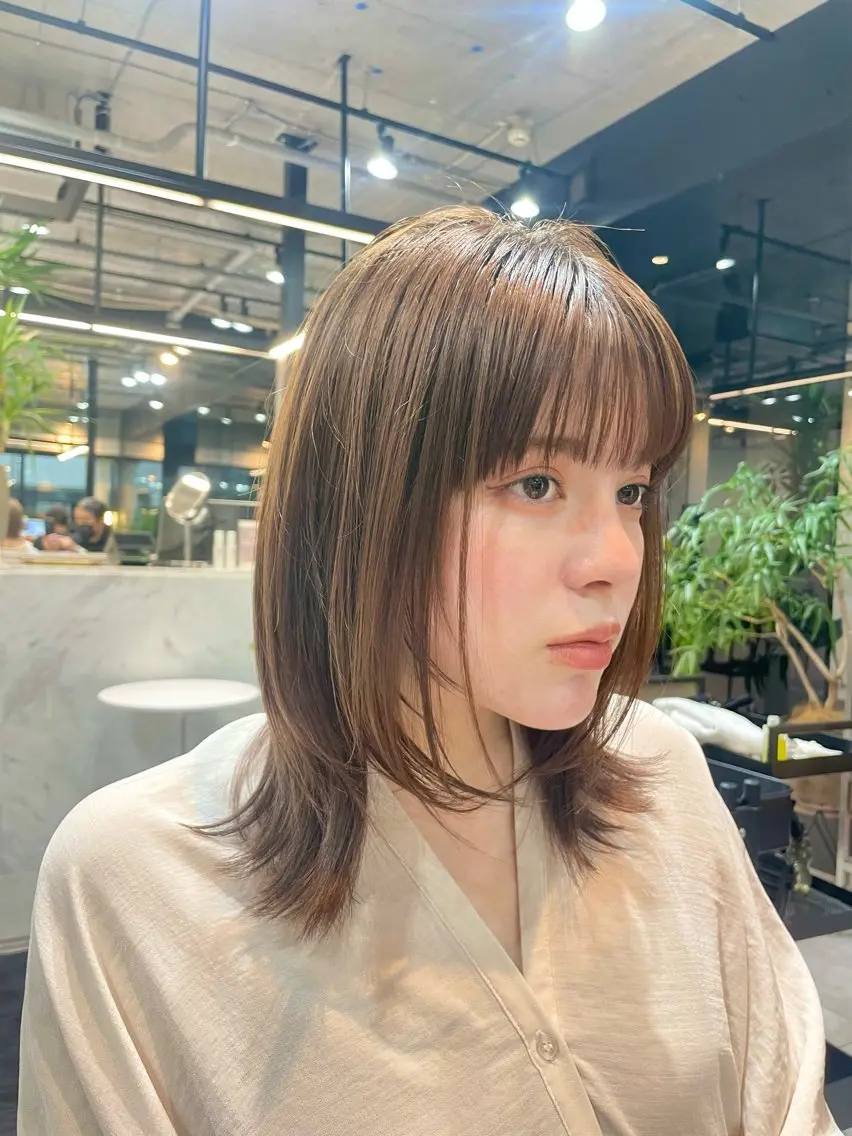 ミディアム 小田 桜のヘアスタイル