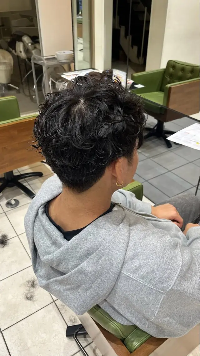 パーマ メンズ メンズパーマ パーマ ふかや まりかのヘアスタイル