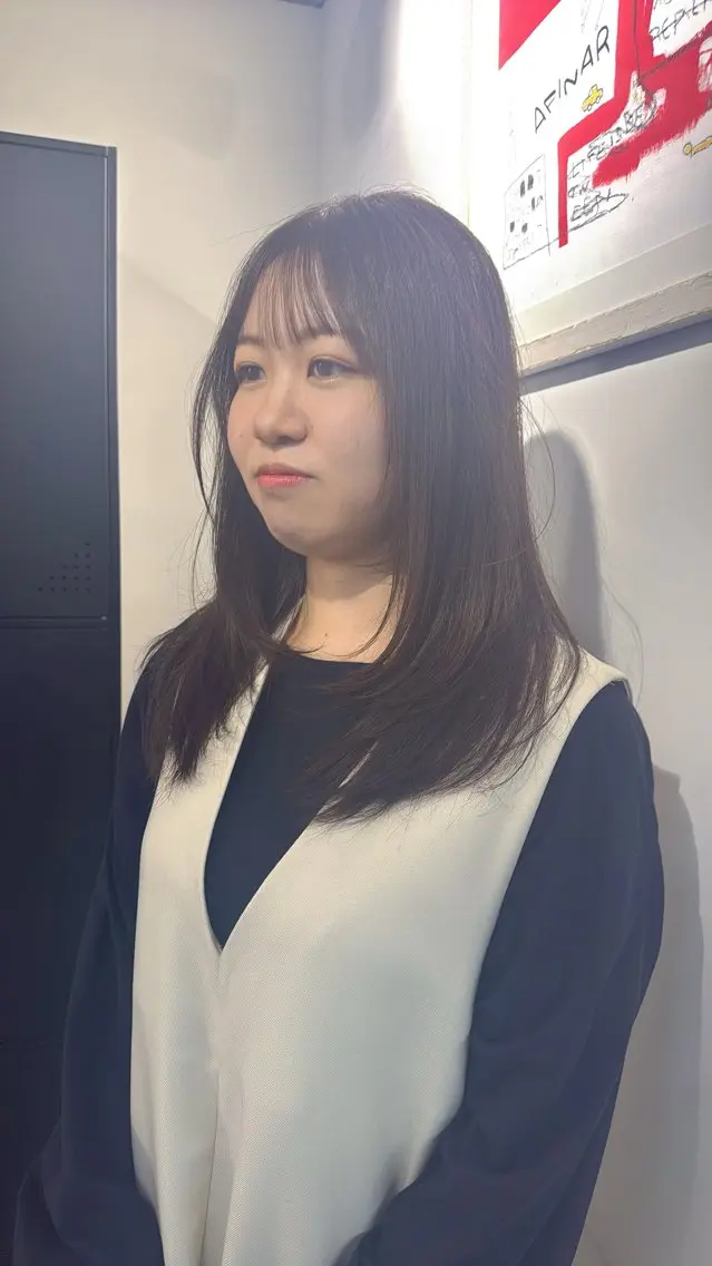 ミディアム 新宿/髪質改善/ レイヤー/サカキのヘアスタイル