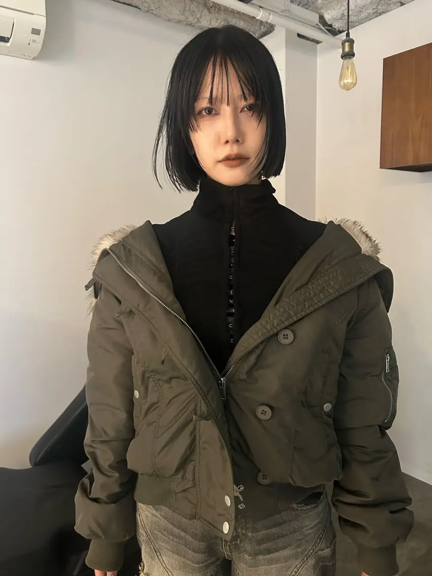 ショート カラー 黒髪 ボブ カット ヘアカラー トリートメント 村上雅人 ナチュラルモードのヘアスタイル