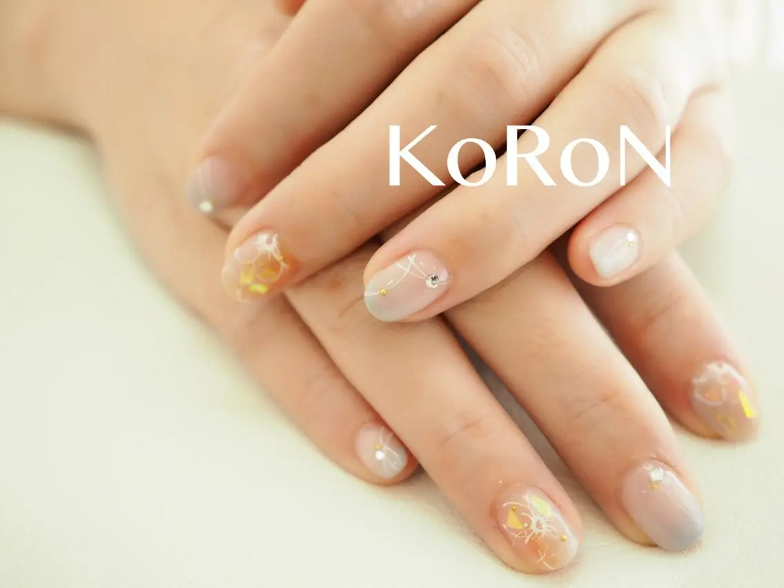ネイル ハンドネイル 自宅サロン鎌倉 KORONのネイルデザイン