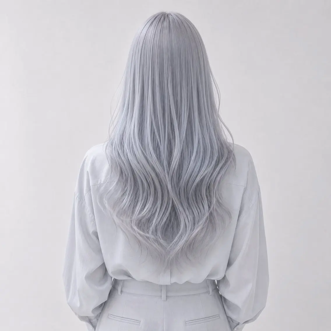 ロング カラー ヘアカラー トリートメント ヘッドスパ 【ハイトーン特化】 🦋森山陽向/大宮のヘアスタイル