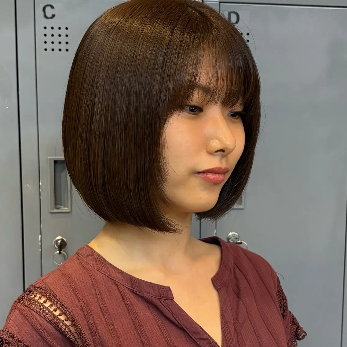 ショート カラー ヘアアレンジ ヘアカラー トリートメント 🫧ボブレイヤー 🩰/渡邉日向🕊のヘアスタイル