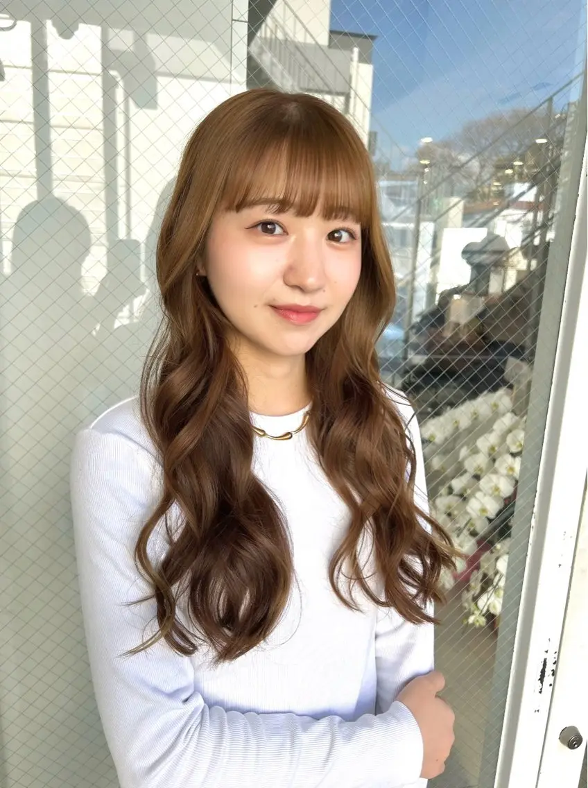 ロング カラー カット ヘアカラー 💘大人可愛く💘 Natsuki❥❥❥のヘアスタイル