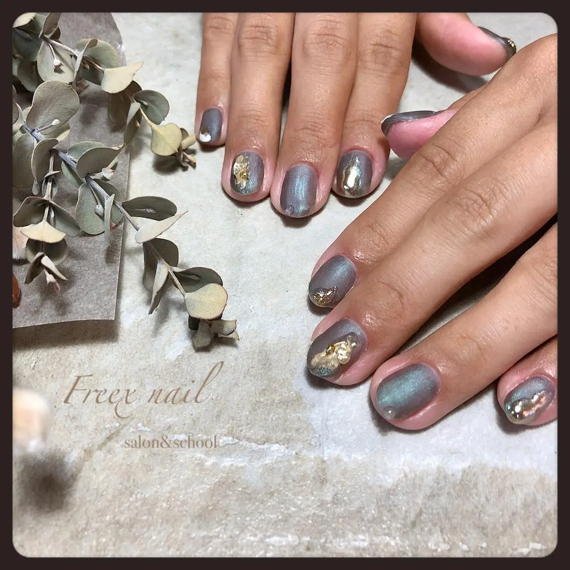 ネイル マットネイル ハンドネイル ハンドケア freex nail /ニュアンス/個性派のネイルデザイン