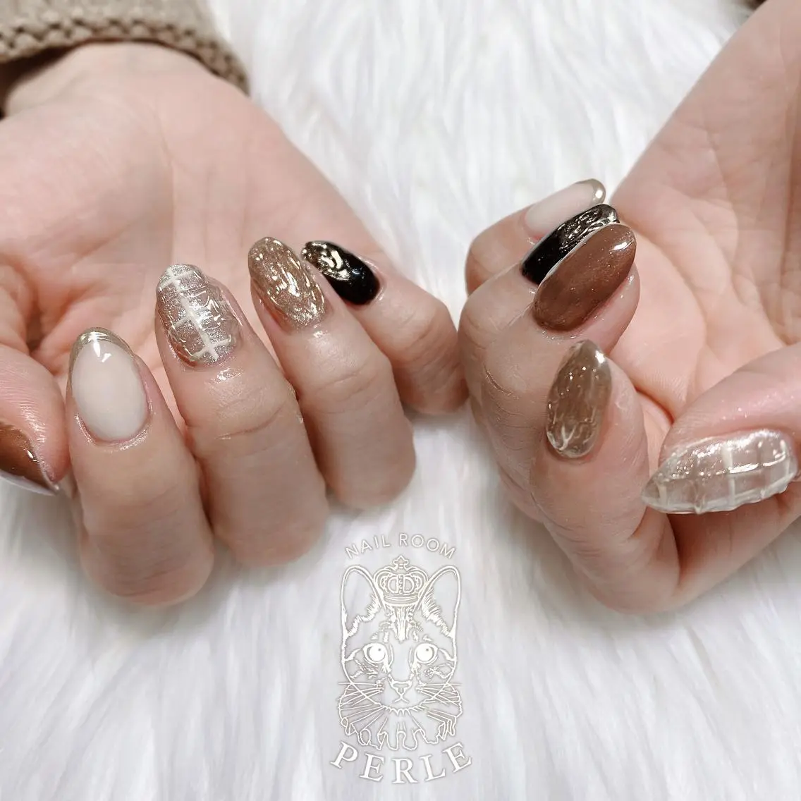 ネイル ハンドネイル nail room Perleのネイルデザイン