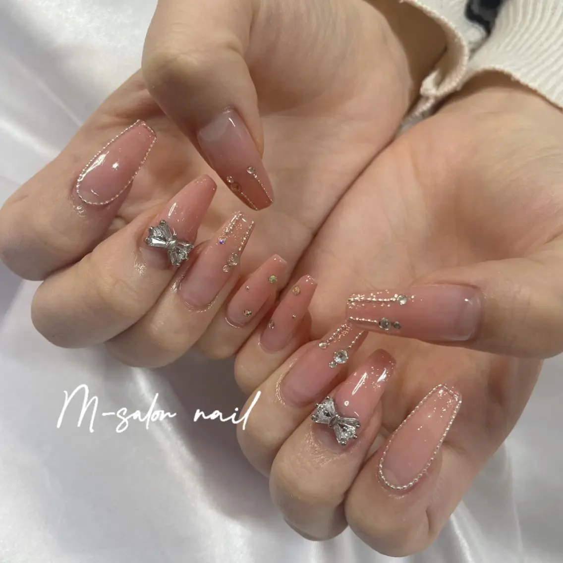 ネイル ハンドネイル 韓国/網紅/パーツ M-salonのネイルデザイン