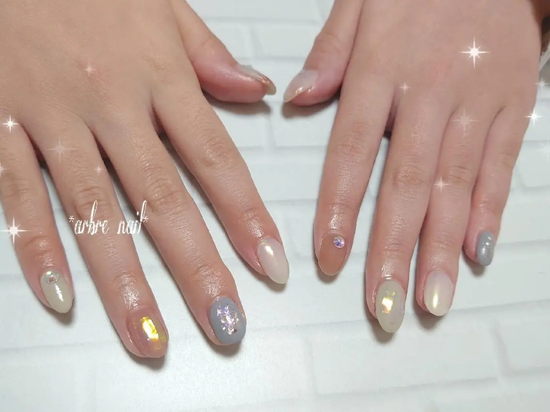 ネイル ✯.。 arbre nail 。✯.のネイルデザイン