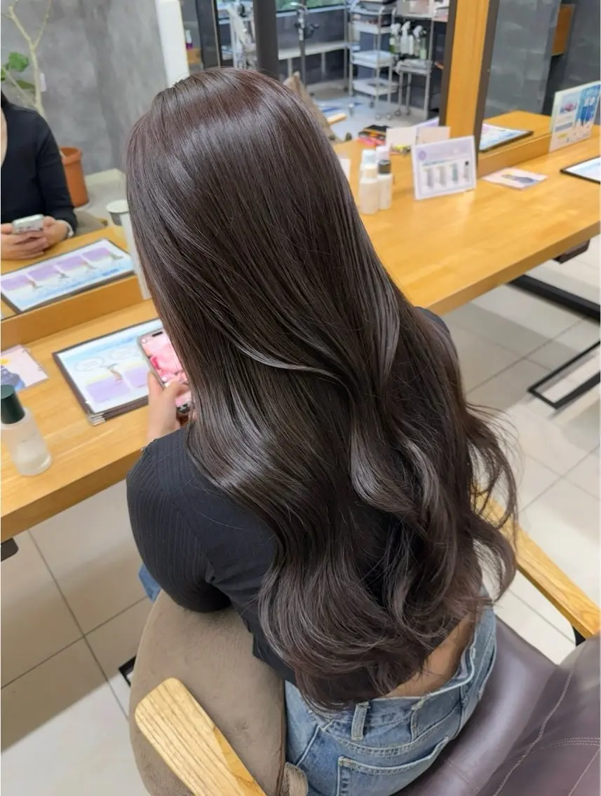 ロング カラー トリートメント ヘアカラー 平野 凛のヘアスタイル