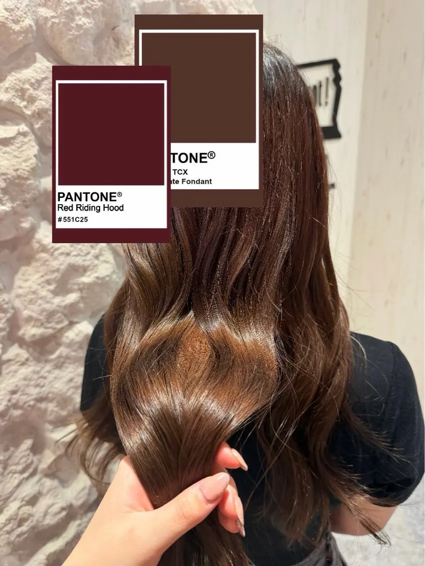 カラー ブラウンカラー Agu.hair ミサキのヘアスタイル