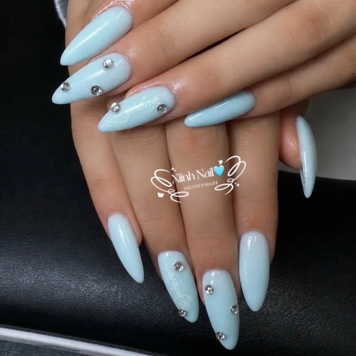 ネイル チークネイル 桜ネイル 長さ出し フットネイル ジェルネイル ハンドネイル XIINH NAIL SALONのネイルデザイン