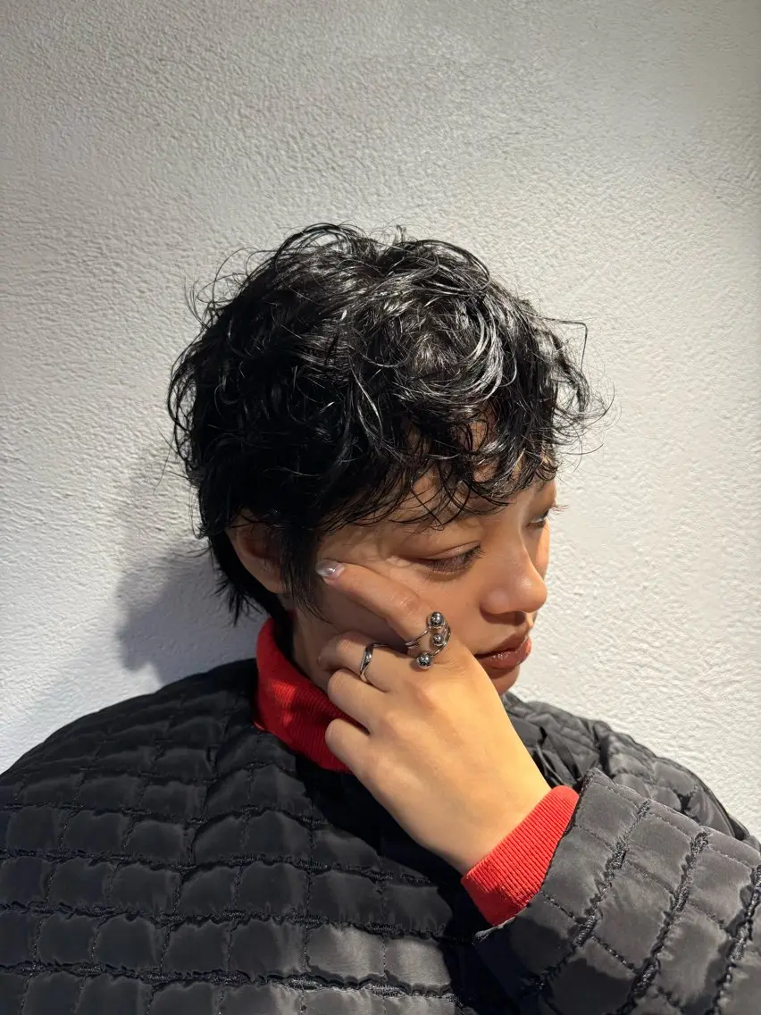 似合わせカット+潤ジェリーパーマ🥛🫧👑✨の写真