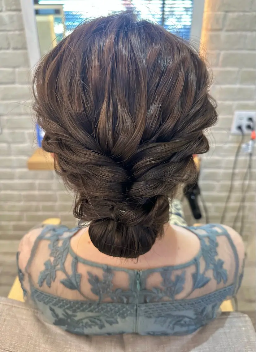 ミディアム ヘアセット ✄折橋 彩花🐶🍑のヘアスタイル