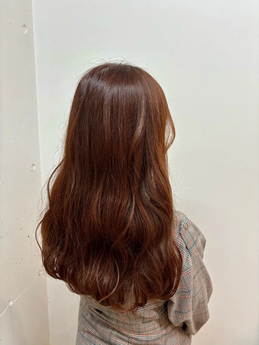 ロング カラー みぞぐち じゅりのヘアスタイル