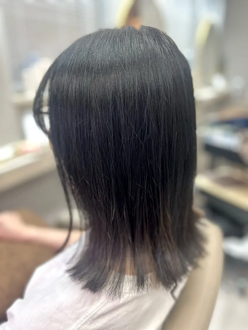 ミディアム 外ハネヘア 池田 太一のヘアスタイル