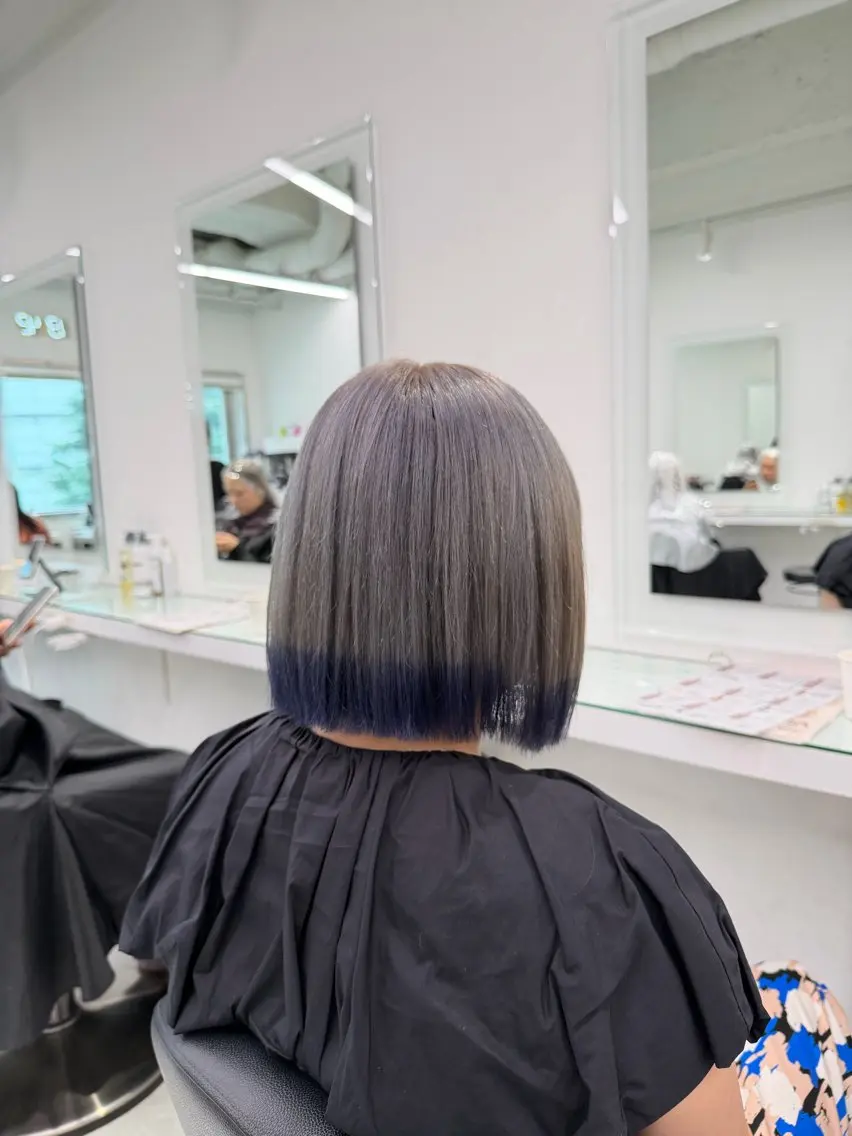 ショート カラー ヘアカラー トリートメント ヘッドスパ ヘアセット ❄最強かわいいカラー ❄️MINA❄️のヘアスタイル
