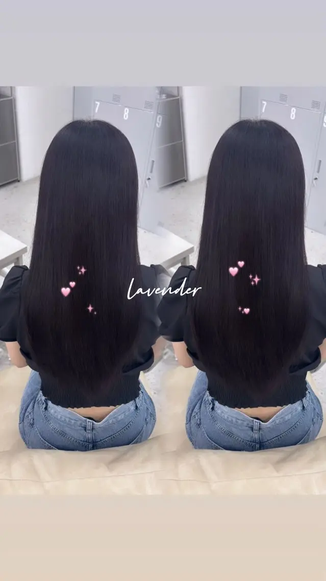 カラー 透明感カラー ラベンダーカラー ヘアカラー トリートメント COCO_kaho カラー/髪質改善のヘアスタイル