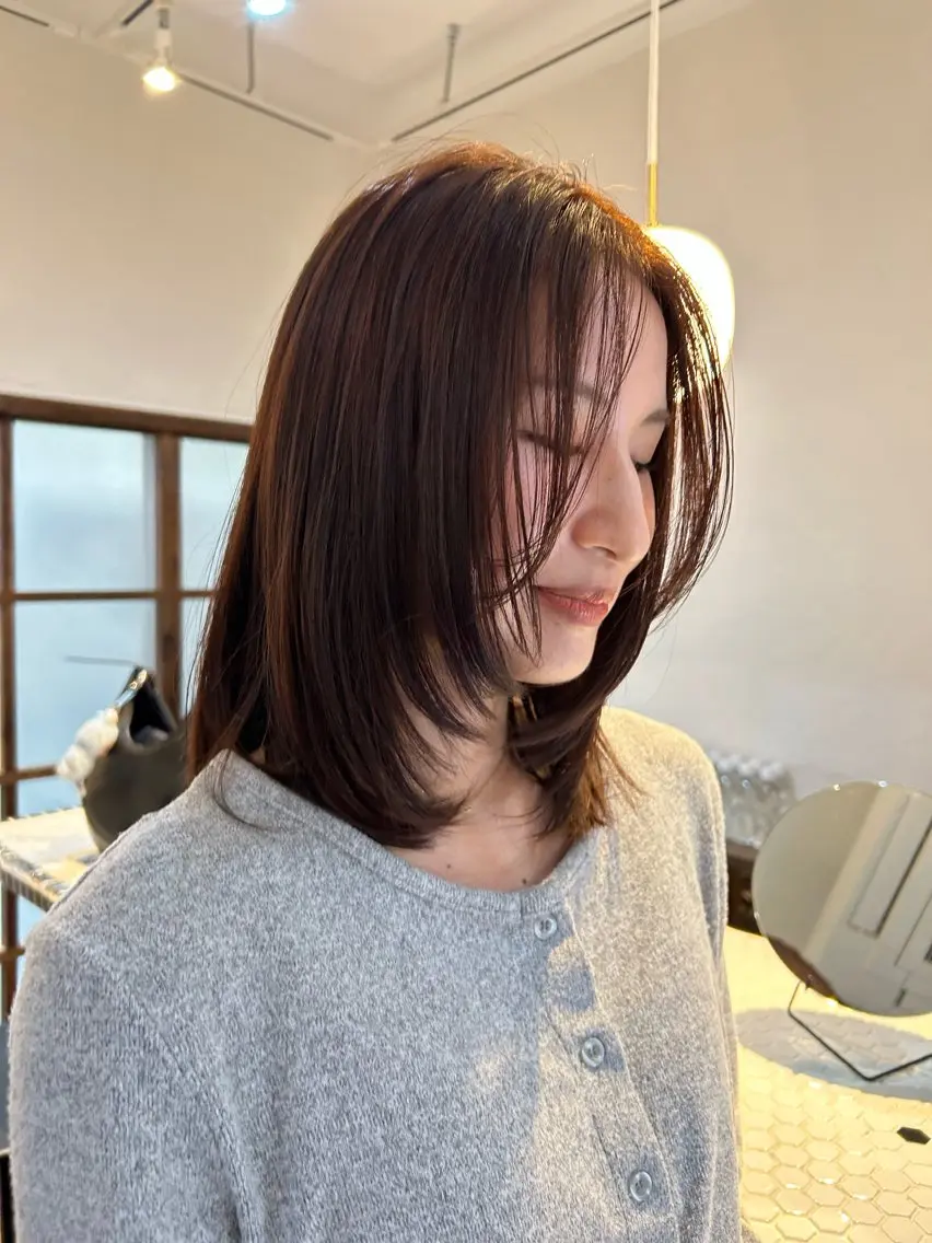 ミディアム カット MOMOKA💫 YARD【学芸大学】のヘアスタイル