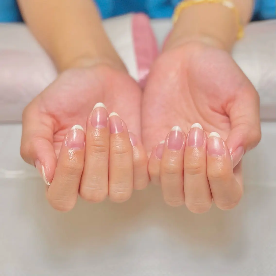 ネイル MAXKELLY正池 白フレンチ募集🕊️のネイルデザイン
