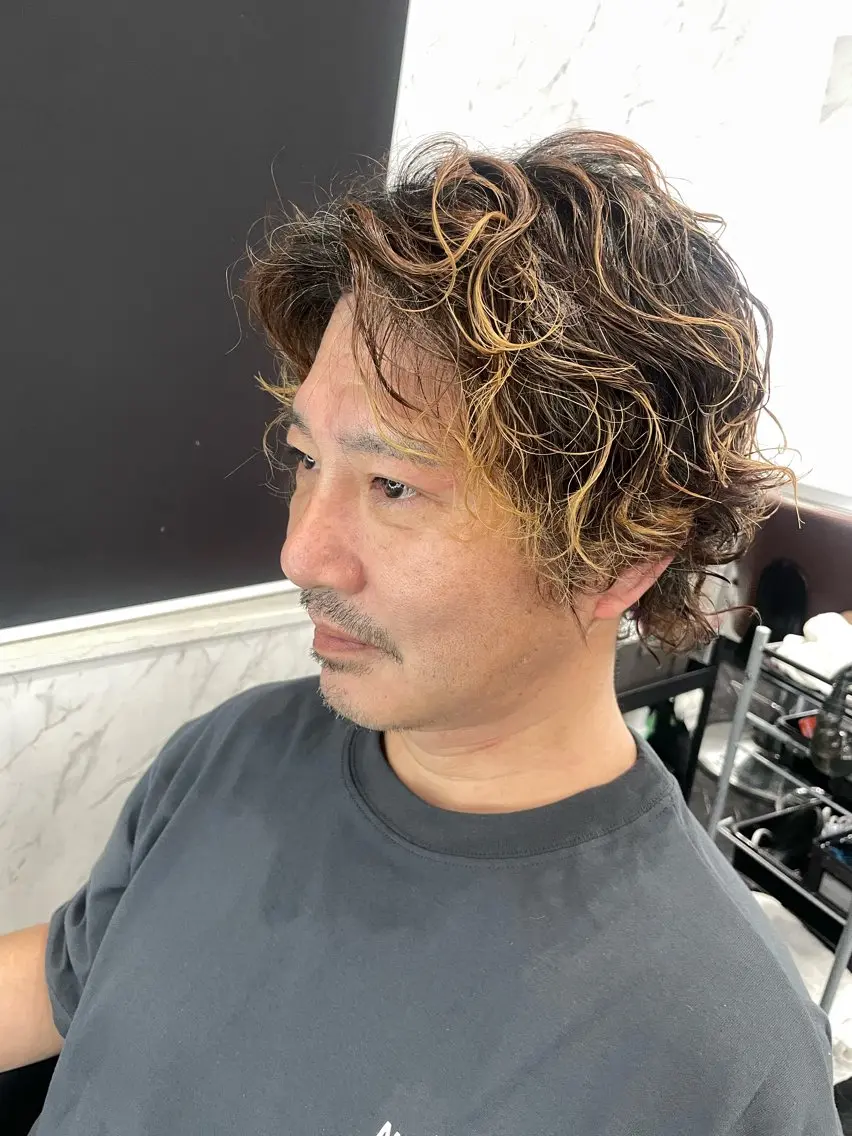 メンズカット➕パーマ(ツイスト&スパイラル可)の写真