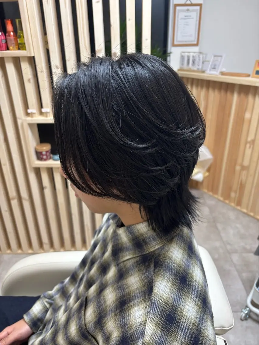 ミディアム メンズ カット トリートメント akane/大和田 駅/ Garanceのヘアスタイル