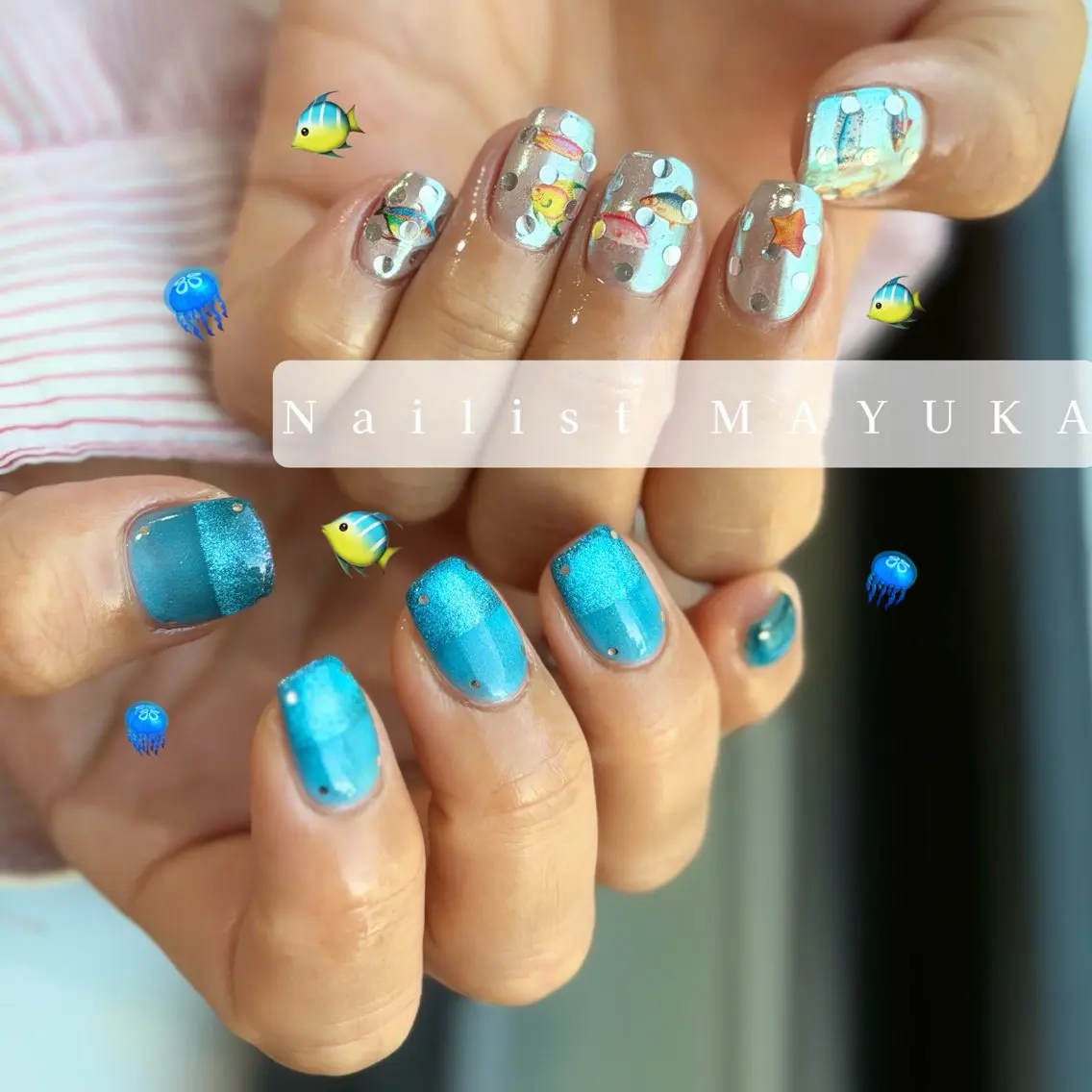 ネイル ハンドネイル CLALA MAYUKA🍒のネイルデザイン