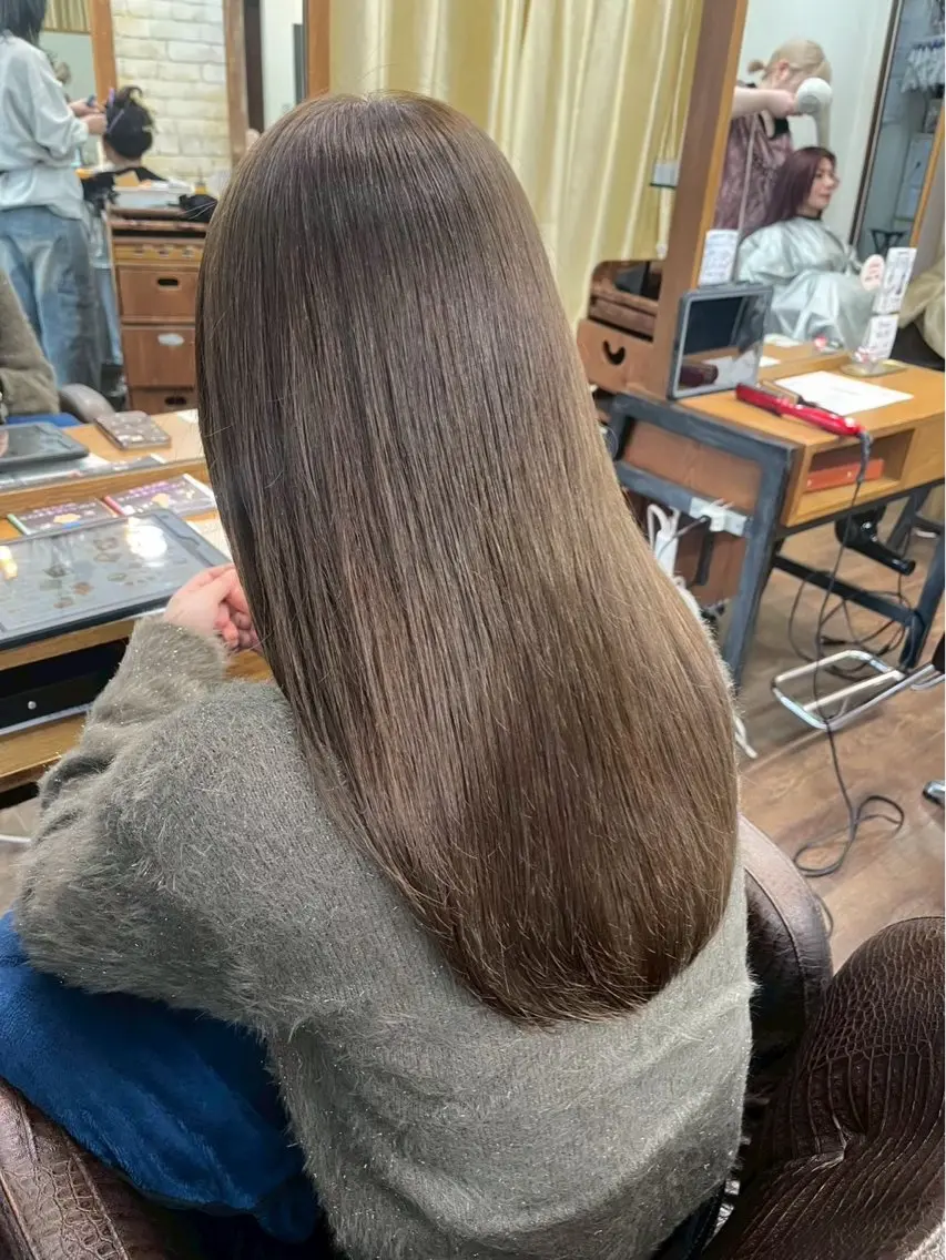 ロング ヘアカラー トリートメント みいな カラーモデル募集中!のヘアスタイル
