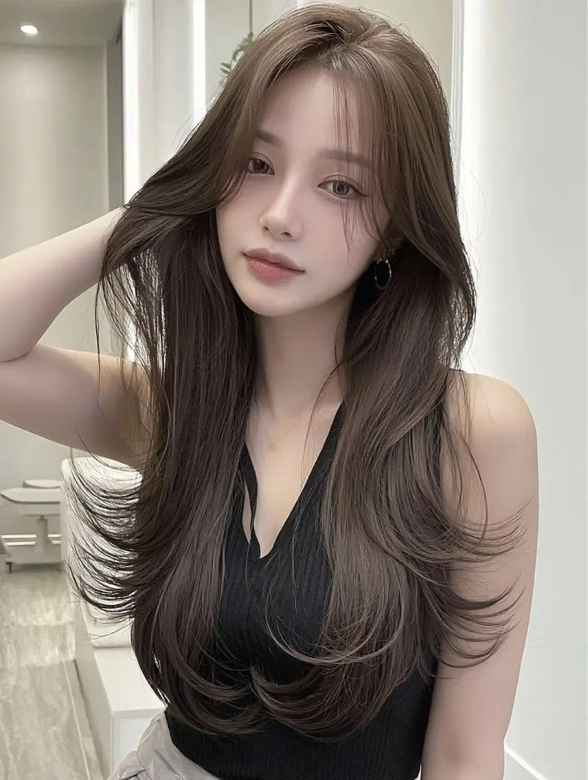 カラー ベージュカラー ブリーチ ケアブリーチ ケアカラー 透明感カラー ヘアカラー トリートメント 韓国風｜透明感 🥣 ͗ ͗rionのヘアスタイル