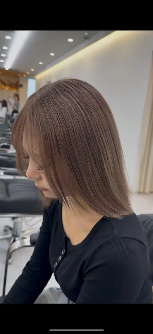 ショート 縮毛矯正 ハイトーンカラー/ ハイライトJUNKIのヘアスタイル