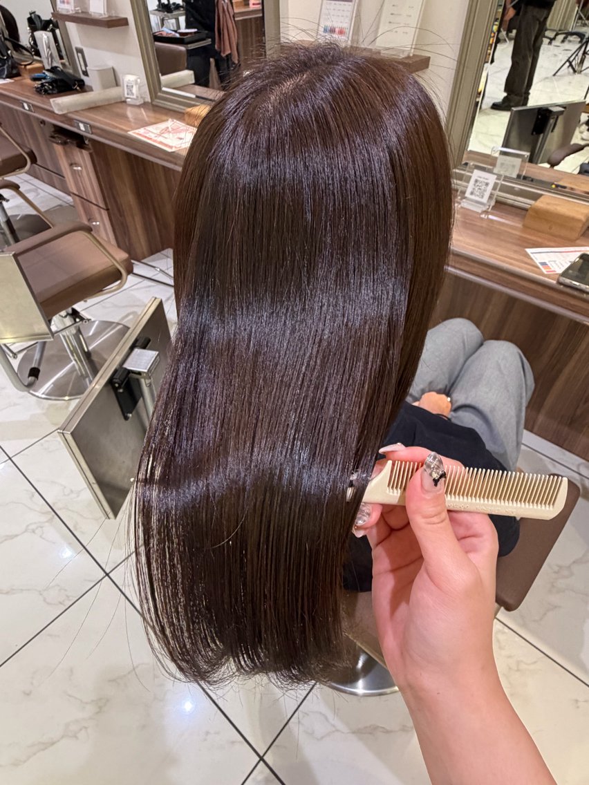 ロング カラー トリートメント Ash桜新町/ Mizuki🎀のヘアスタイル