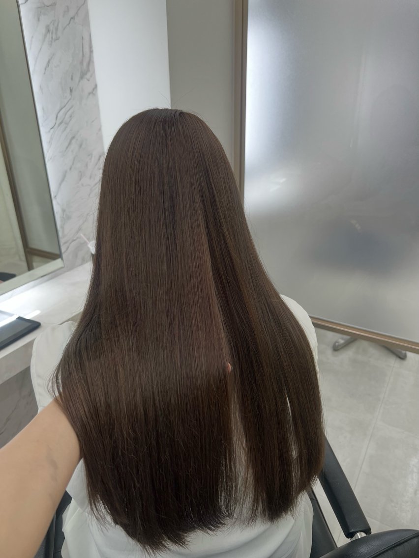 ロング アッシュ アッシュブラウン ヘアカラー トリートメント 🤍似合わせ提案 🤍YUURI🤍のヘアスタイル