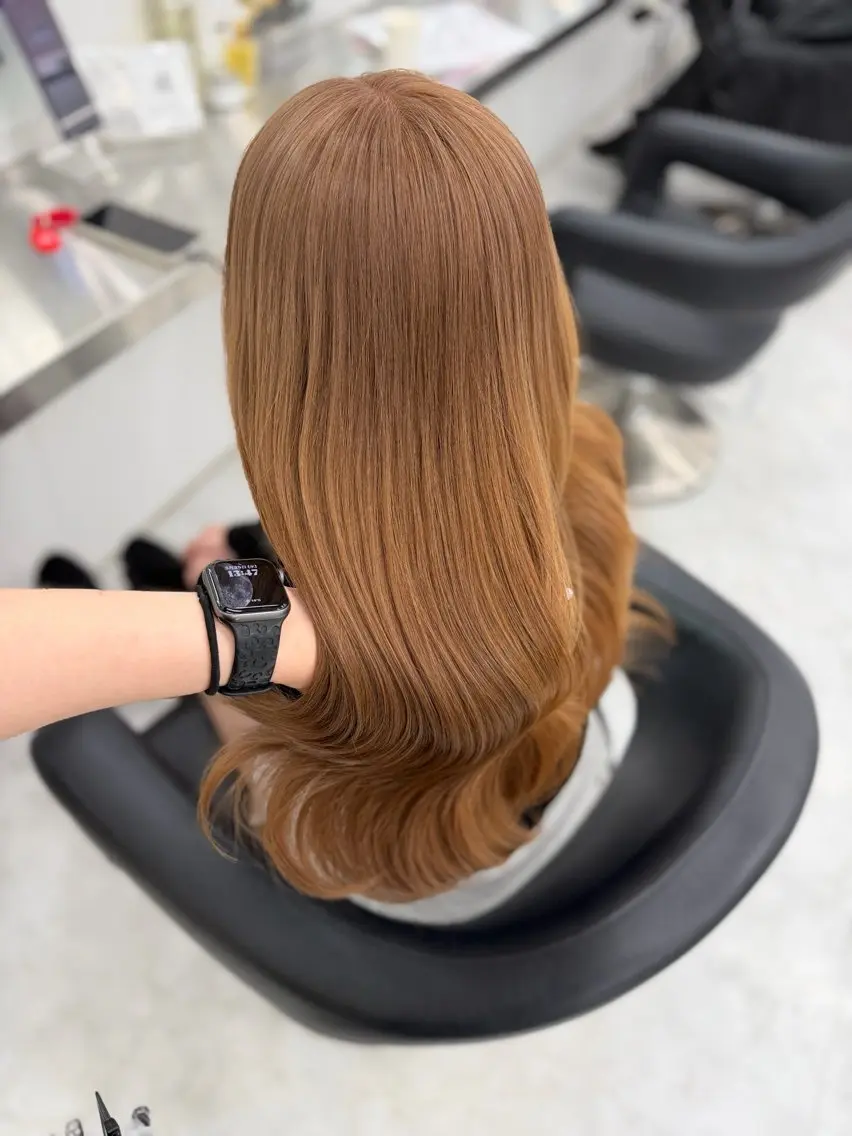 カラー ヘアカラー トリートメント 透明感カラー🎀艶髪 Anju/渋谷🎀のヘアスタイル