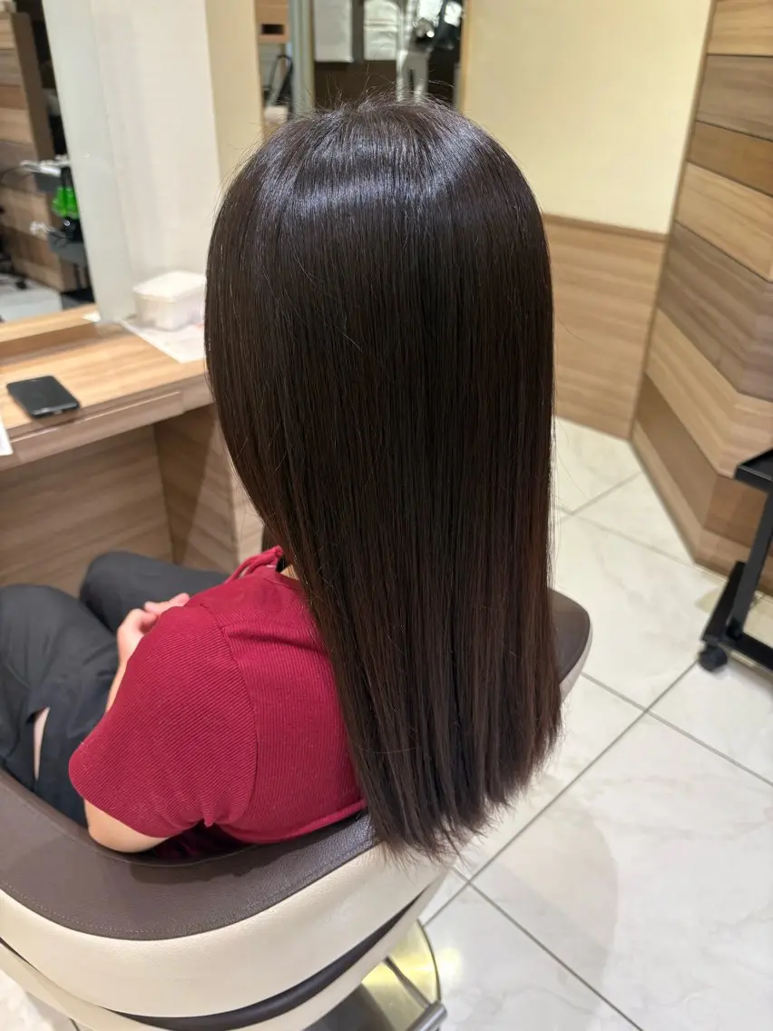 パーマ 縮毛矯正 伊東 なるのヘアスタイル