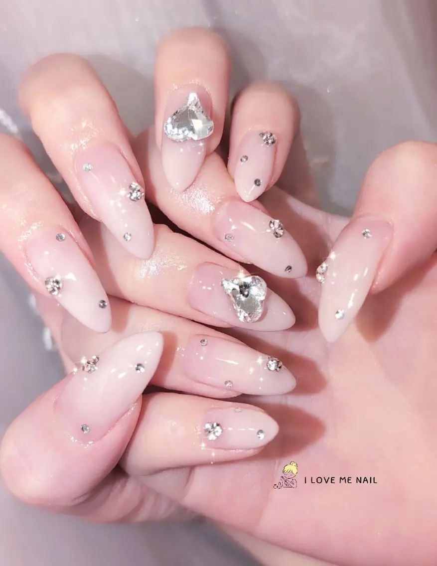 ネイル 長さ出し ジェルネイル 韓国ネイル マグネットネイル ニュアンスネイル ハンドネイル I LOVE ME NAIL.。.:*♡のネイルデザイン