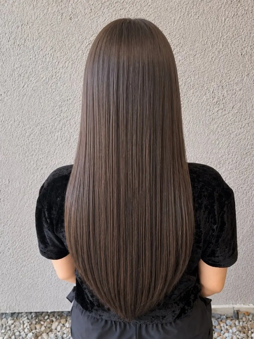 ロング カラー グレージュ Saraju 仁川店 SHIORI ♥のヘアスタイル