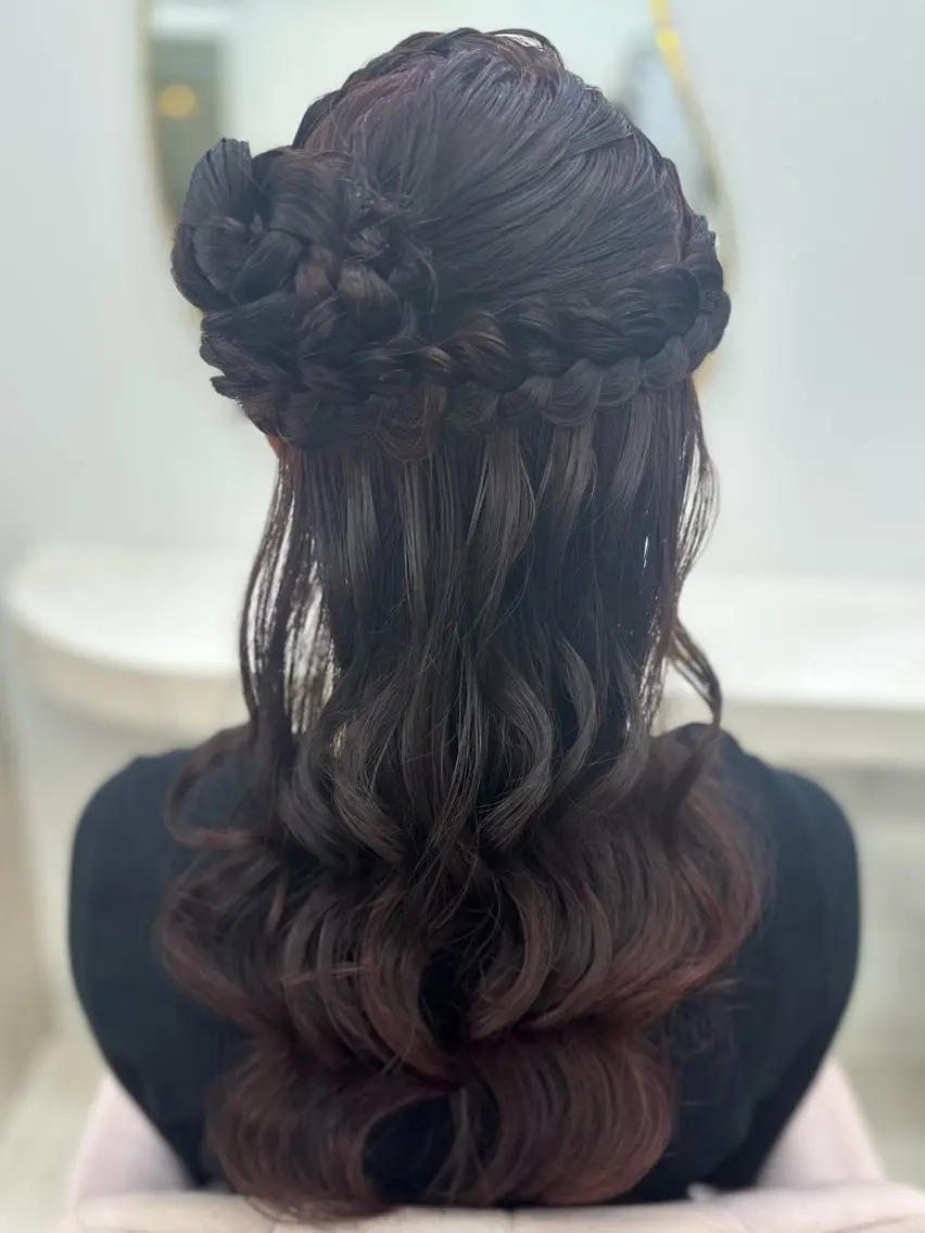 🌻🌟クリエイティブヘアセット🌟🌻結婚式 お呼ばれ 推し活 ライブ等💛の写真