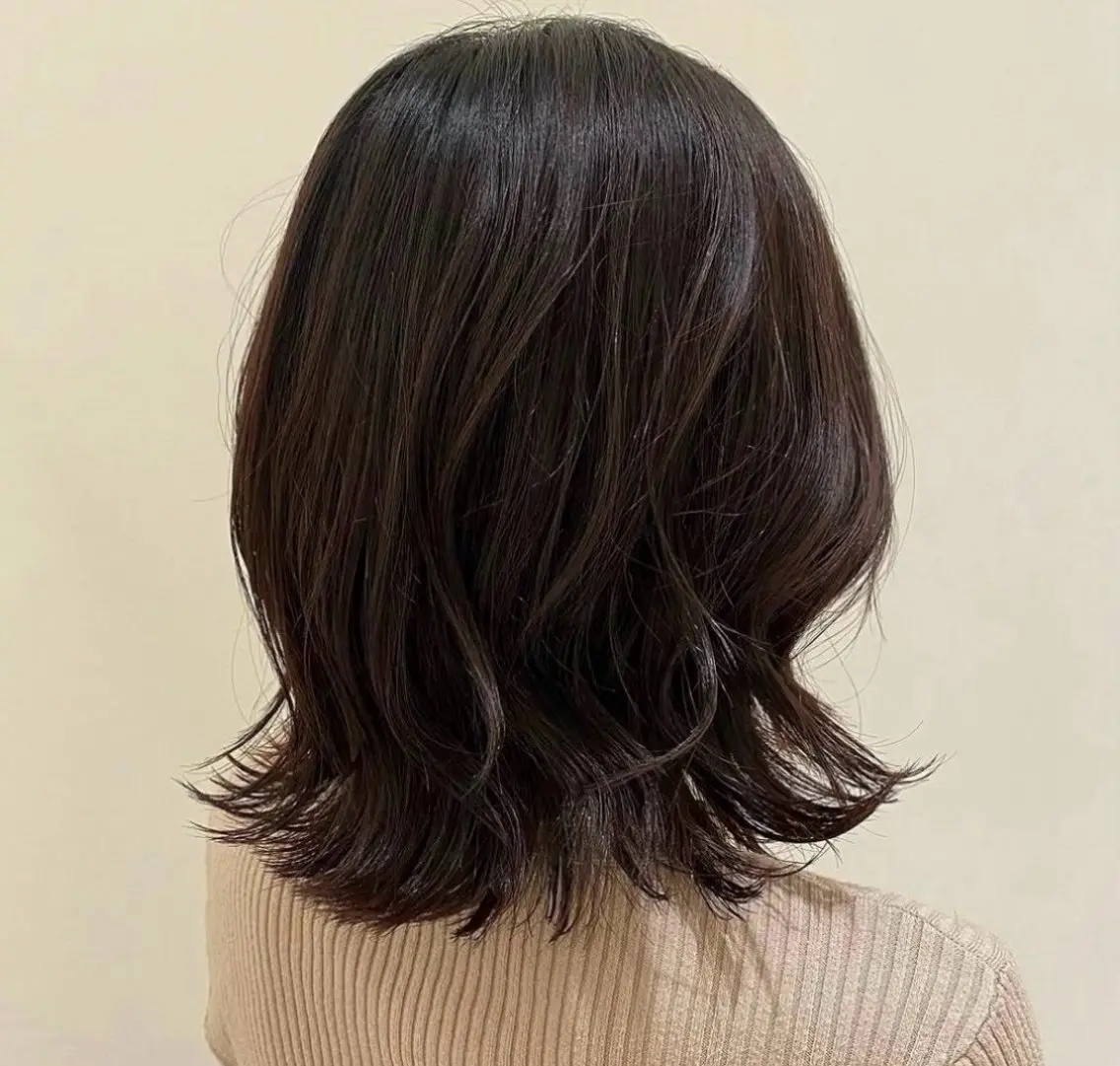 ミディアム ママ美容師 Tsuchiyaのヘアスタイル